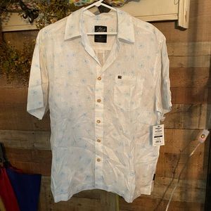 Swell Vision Atoms button up shirt NWT